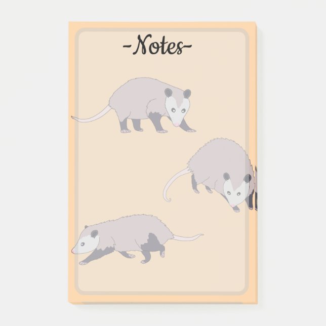 Opossums Post-it Notes (Front)