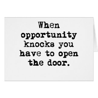 Opportunity
