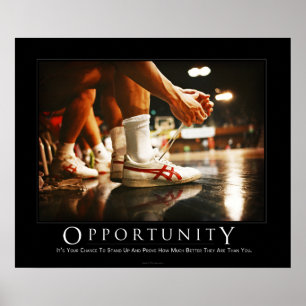 Opportunity Demotivational Poster