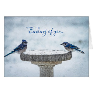 Opposite Sides Painterly Thinking Of You Card