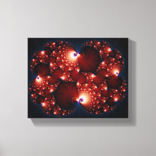 Opposites Attract - Fractal Art Canvas Print