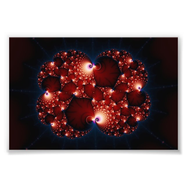 Opposites Attract - Fractal Art Photo Print (Front)