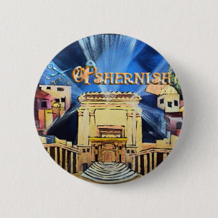 Opshernish 6 Cm Round Badge