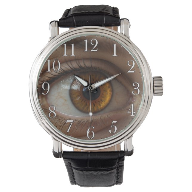 Opthalmologist Eye Doctor Weird Fun Hazel Eye Watch (Front)