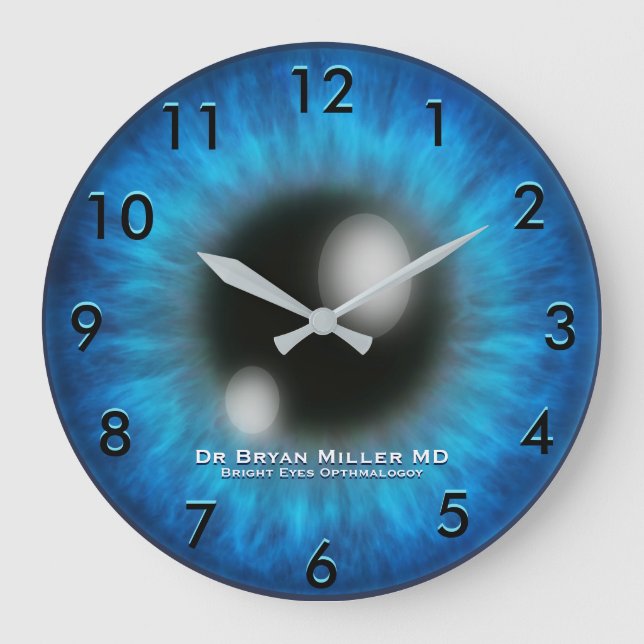 Opthamology Custom Clock (Front)