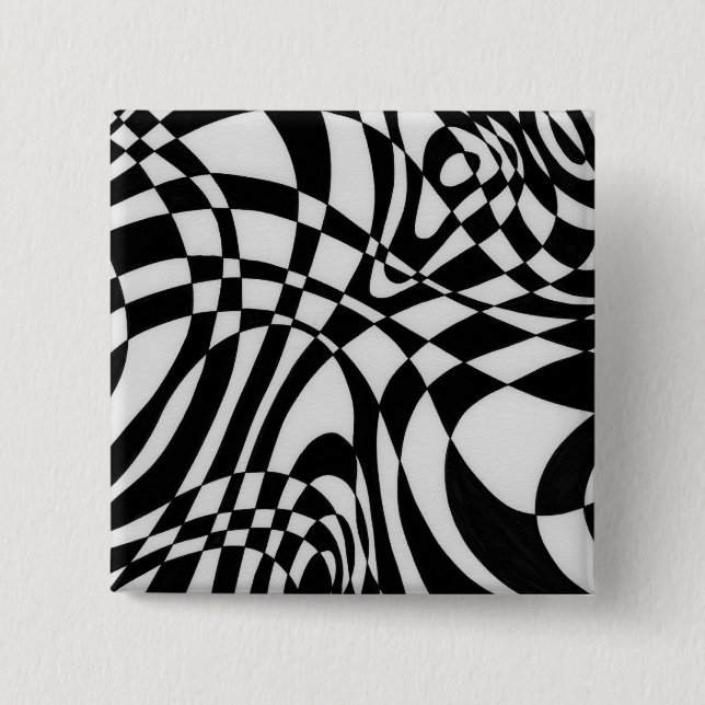 Optic #1 by Michael Moffa c1991 15 Cm Square Badge (Front)