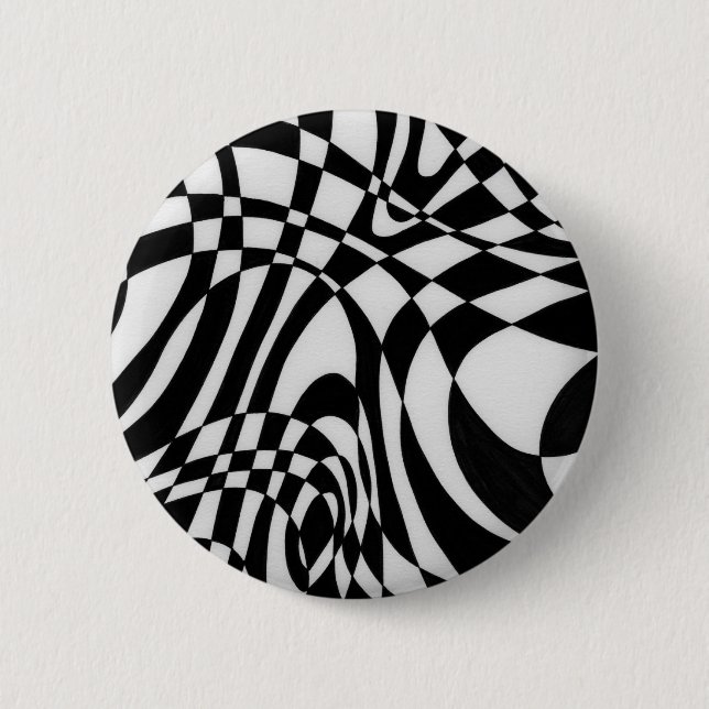 Optic #1 by Michael Moffa c1991 6 Cm Round Badge (Front)