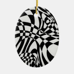 Optic #1a by Michael Moffa Ceramic Ornament
