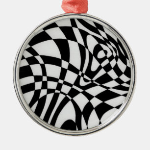 Optic #1a by Michael Moffa Metal Tree Decoration