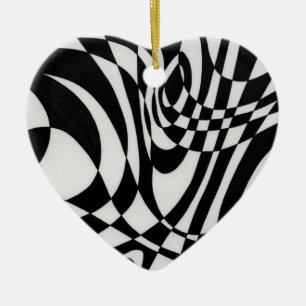 Optic #1b by Michael Moffa Ceramic Ornament