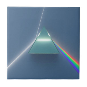 Optic Prism Refracting and Reflecting Light Ceramic Tile