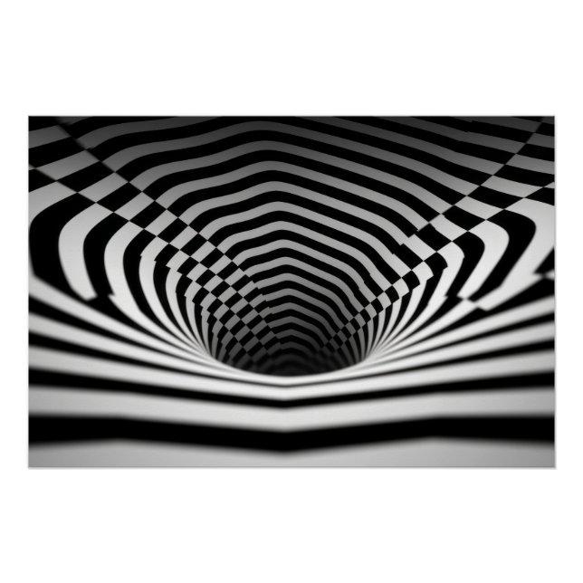 Optical Artwork  Poster (Front)