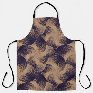 Optical Circles Illusion: Geometric Seamless. Apron