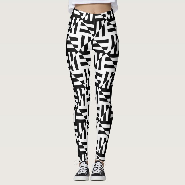 optical diamonds leggings (Front)
