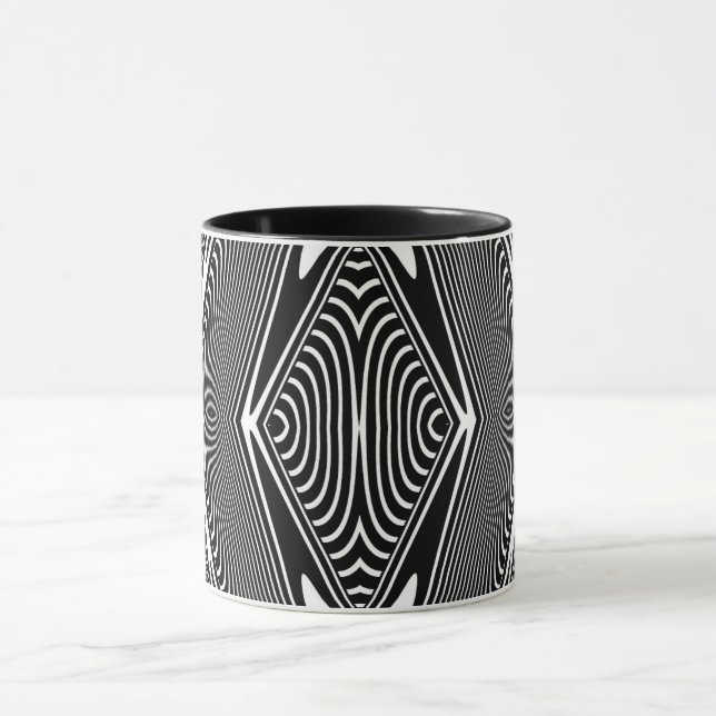 Optical Illusion 18 Abstract Design Mug (Center)