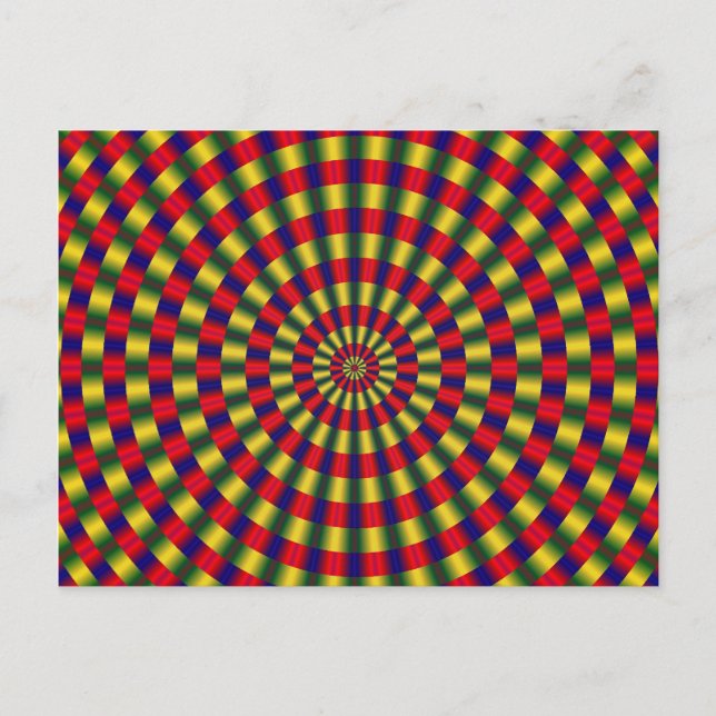 Optical Illusion 1 Postcard (Front)