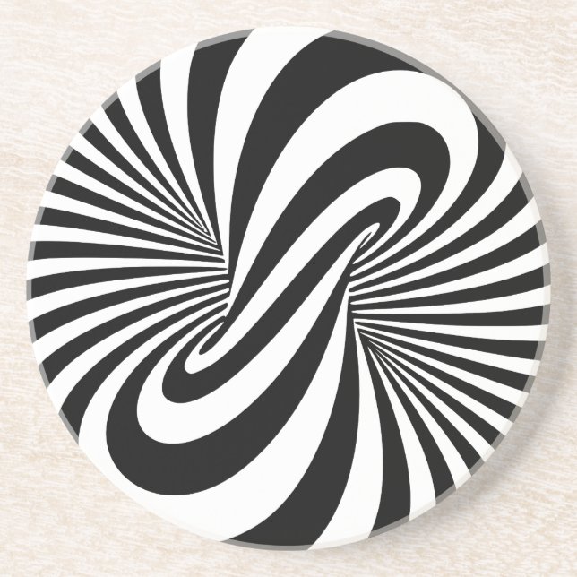Optical Illusion 3D Spiral Coaster (Front)