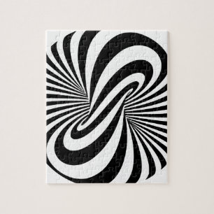Optical Illusion 3D Spiral Jigsaw Puzzle
