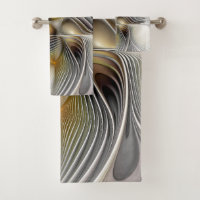 Optical Illusion Abstract 3D Fractal With Depth