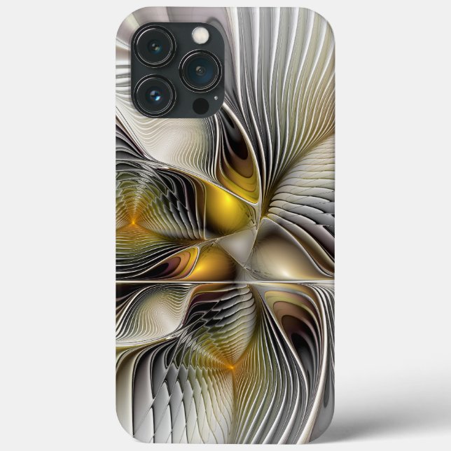 Optical Illusion Abstract 3D Fractal With Depth Case-Mate iPhone Case (Back)