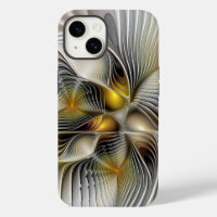 Optical Illusion Abstract 3D Fractal With Depth