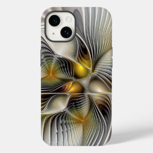 Optical Illusion Abstract 3D Fractal With Depth Case-Mate iPhone 14 Case