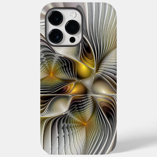 Optical Illusion Abstract 3D Fractal With Depth Case-Mate iPhone Case (Back)