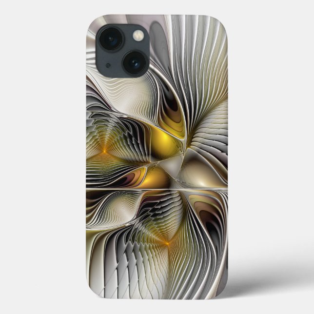 Optical Illusion Abstract 3D Fractal With Depth Case-Mate iPhone Case (Back)