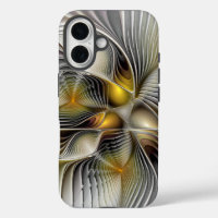 Optical Illusion Abstract 3D Fractal With Depth