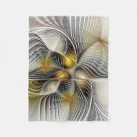 Optical Illusion Abstract 3D Fractal With Depth