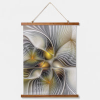 Optical Illusion Abstract 3D Fractal With Depth