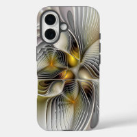 Optical Illusion Abstract 3D Fractal With Depth