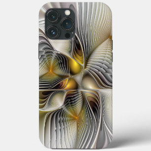 Optical Illusion Abstract 3D Fractal With Depth iPhone 13 Pro Max Case