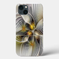 Optical Illusion Abstract 3D Fractal With Depth