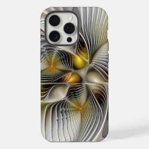 Optical Illusion Abstract 3D Fractal With Depth iPhone 15 Pro Max Case