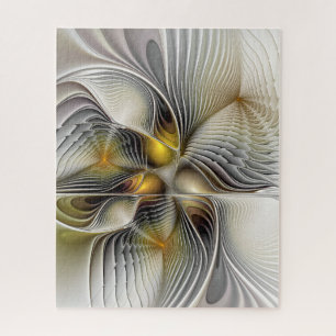 Optical Illusion Abstract 3D Fractal With Depth Jigsaw Puzzle