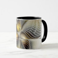 Optical Illusion Abstract 3D Fractal With Depth
