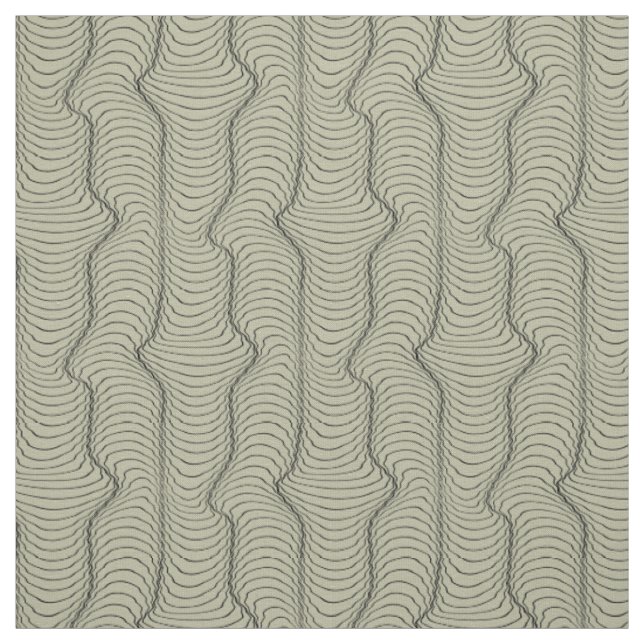 optical illusion abstract earthworm fabric (Swatch)