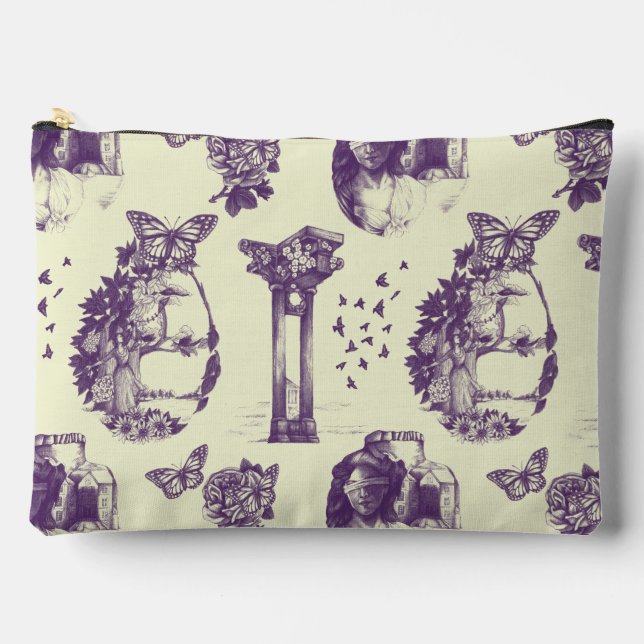 Optical Illusion Accessory Pouch (Front)