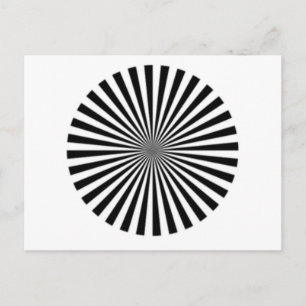 Optical Illusion Allows One To See Ones Brainwaves Postcard