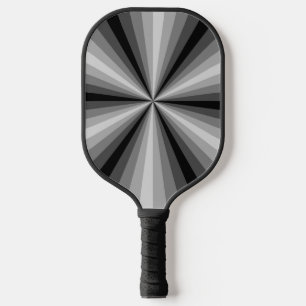 Optical Illusion Black Pickleball Paddle