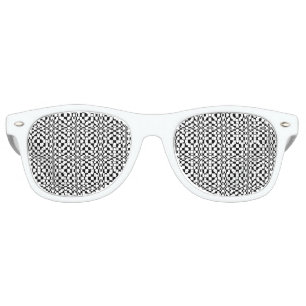 Optical Illusion Black & White Party Shades