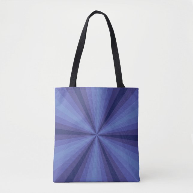 Optical Illusion Blue All-Over-Print Bag (Front)