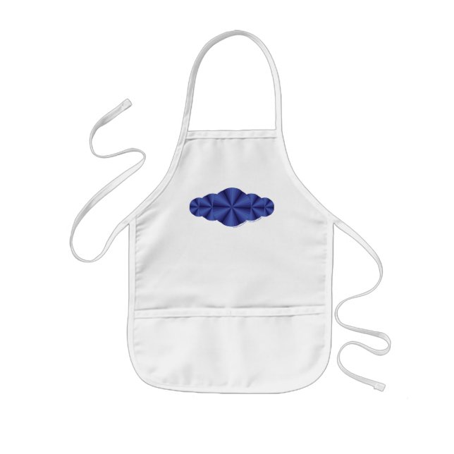 Optical Illusion Blue Apron (Front)