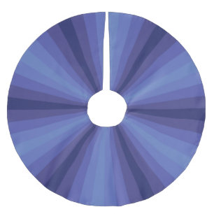 Optical Illusion Blue Tree Skirt