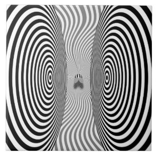 Optical Illusion - Bothersome Fly Ceramic Tile