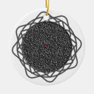 Optical Illusion Ceramic Ornament