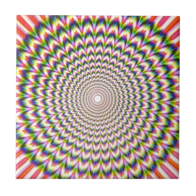 Optical Illusion Ceramic Tile (Front)