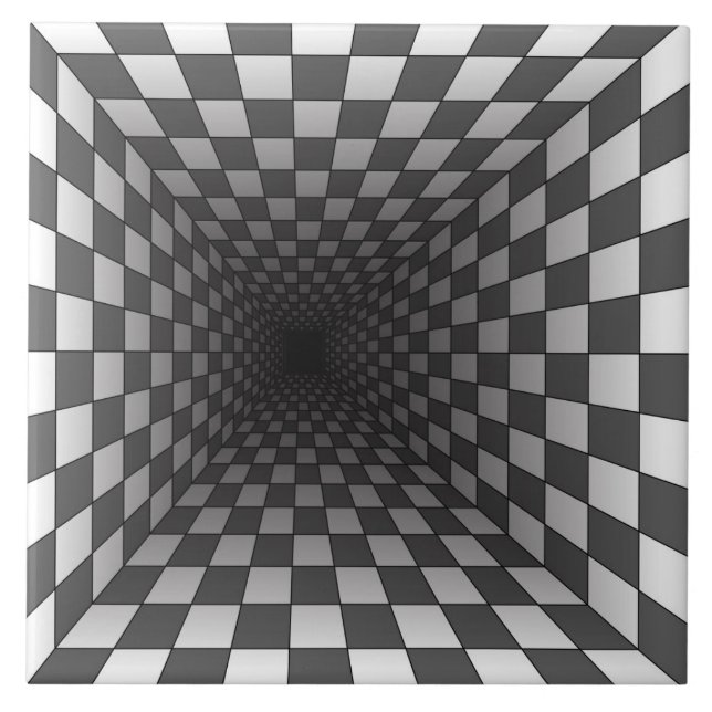 OPTICAL ILLUSION CERAMIC TILE (Front)