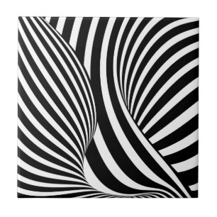 Optical Illusion Ceramic Tile